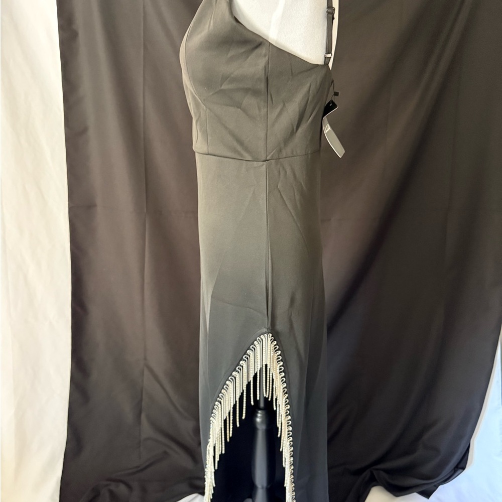 #20 Elegant Black Spaghetti Strap Dress - Picture 8 of 9